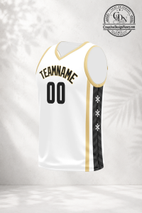 White Custom Basketball Jersey