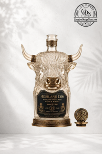 Highland Cow Whiskey Bottle 4 Highland Cow Whiskey Bottle