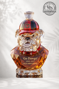 Georgia Bulldogs Whiskey Bottle