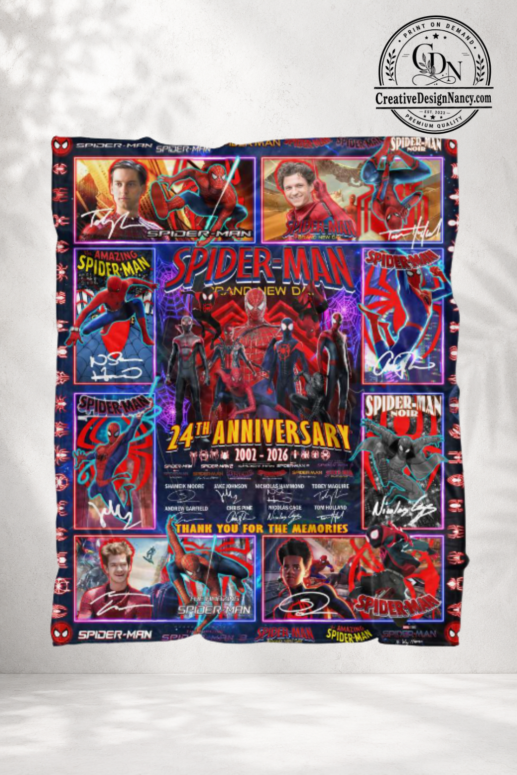Spider-Man Anniversary Blanket