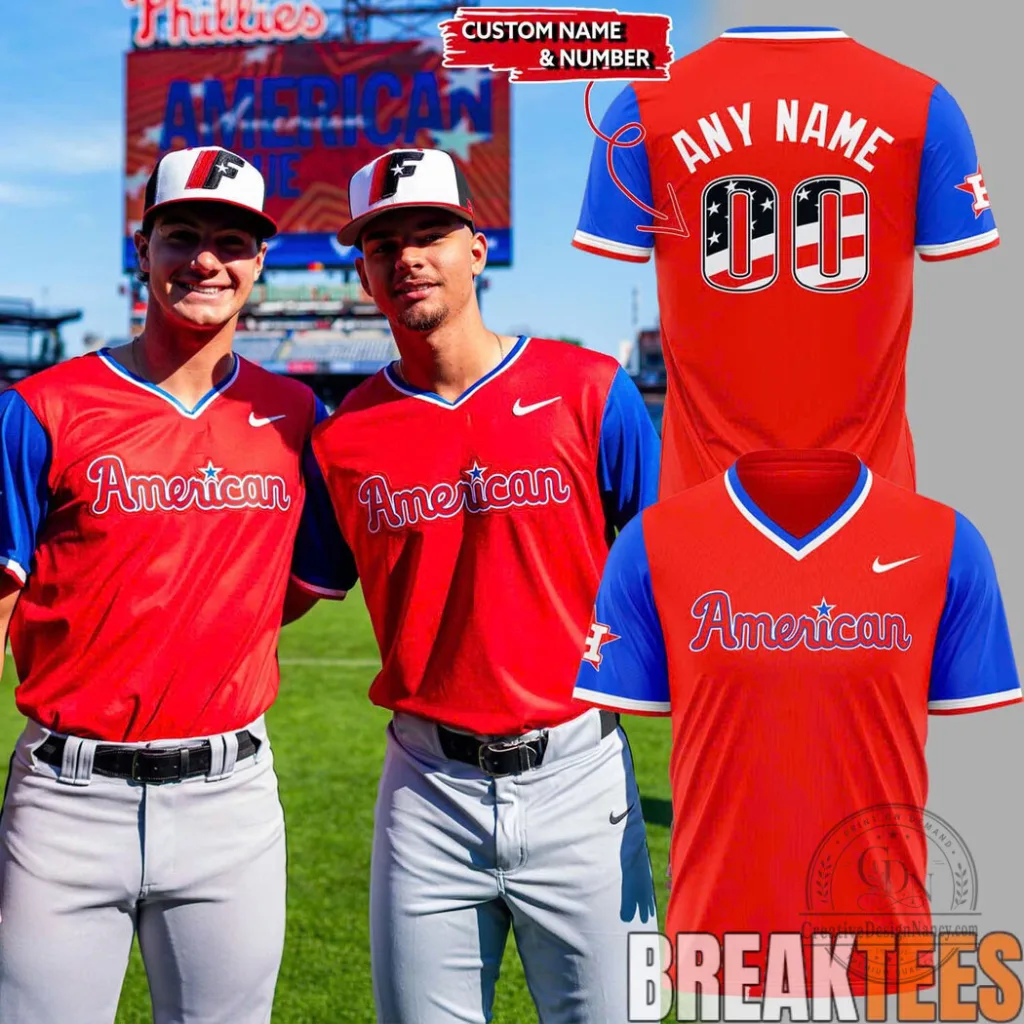 American League All-Star Game Custom Baseball Jersey Shirt