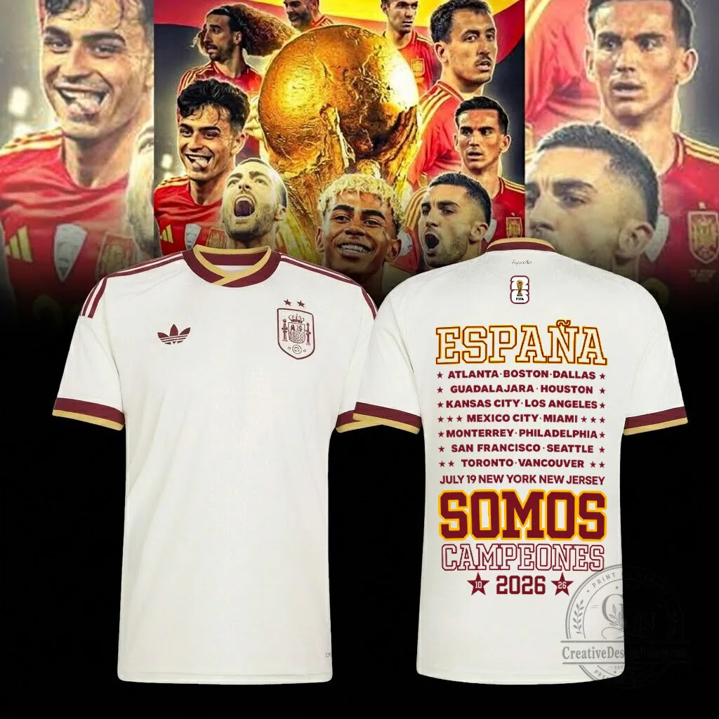 2026 FIFA World Cup Champions Jersey of the Spain National Football Team - Limited Edition