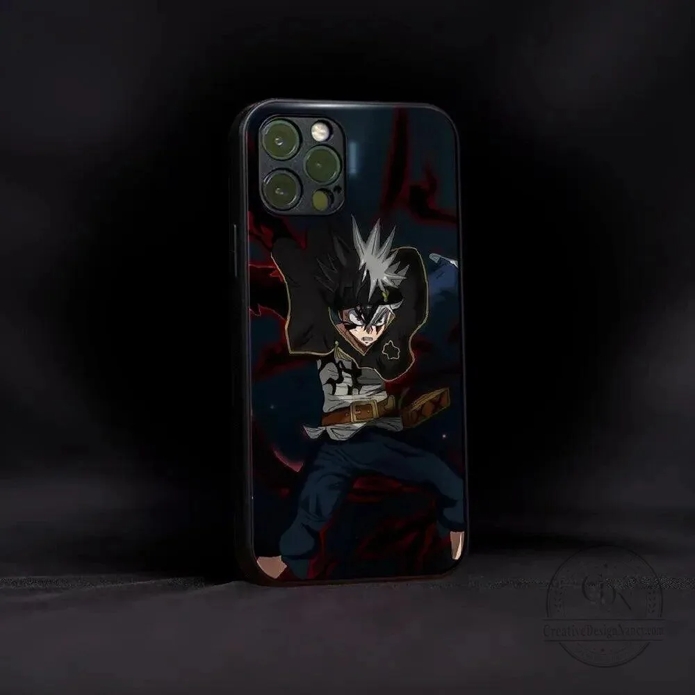 Black Clover Asta Demon Form Anime Character Art Phone Case