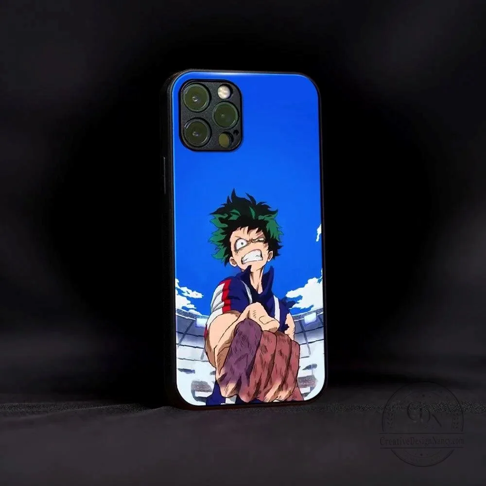 Izuku Midoriya Anime Phone Case from My Hero Academia Series