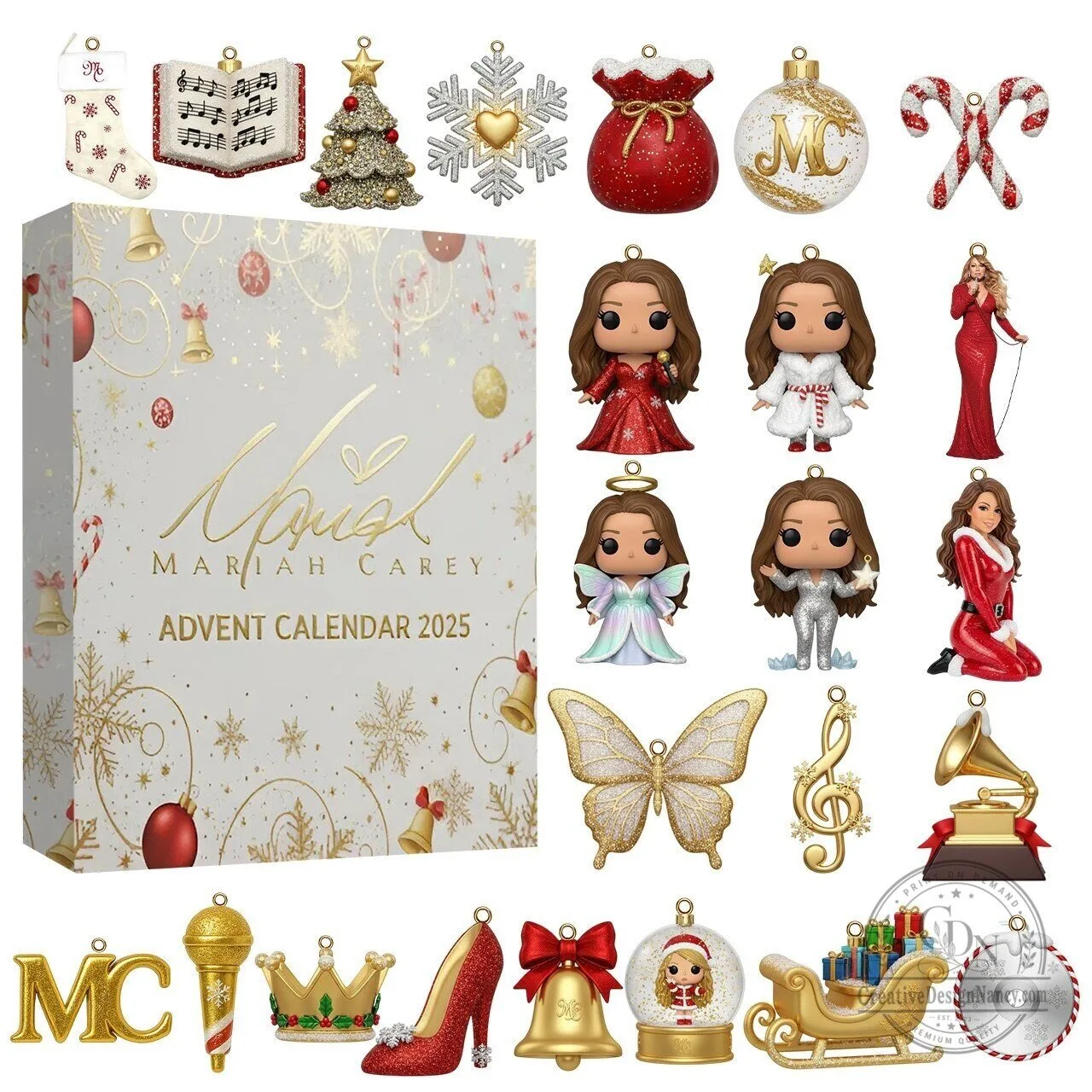 Mariah Carey Christmas Holiday Advent Calendar 2025
