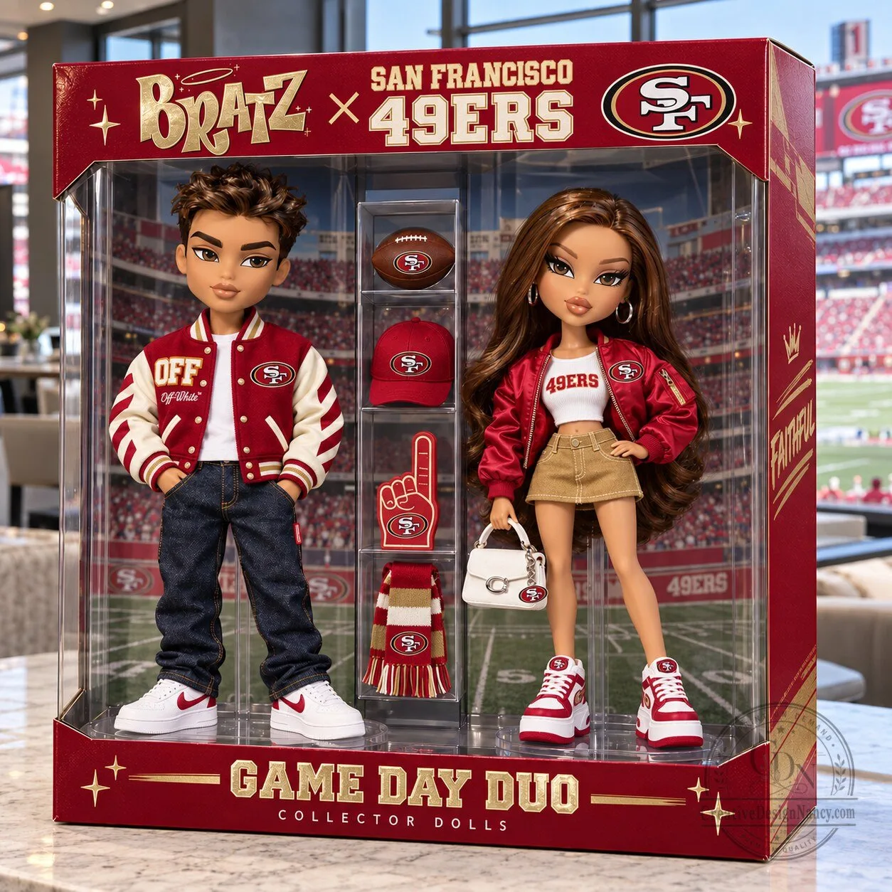 Bratz San Francisco 49ers Game Day Duo Collector Dolls