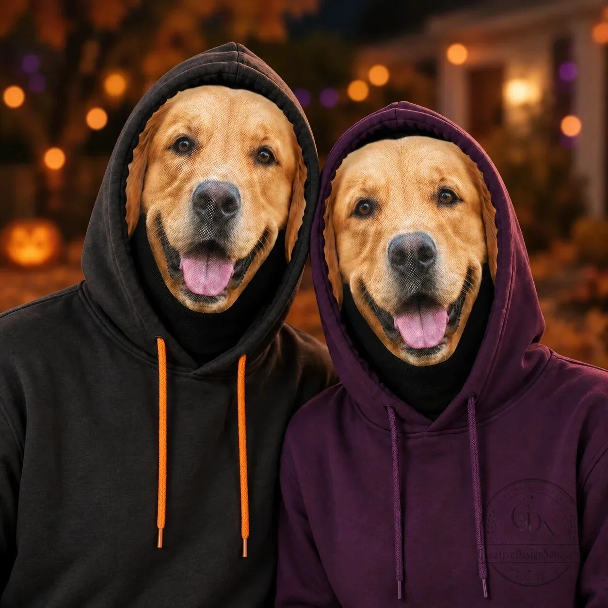 Personalized Golden Retriever Dog Face Photo Balaclava Mask for Halloween Costume 8 Personalized Golden Retriever Dog Face Photo Balaclava Mask for Halloween Costume
