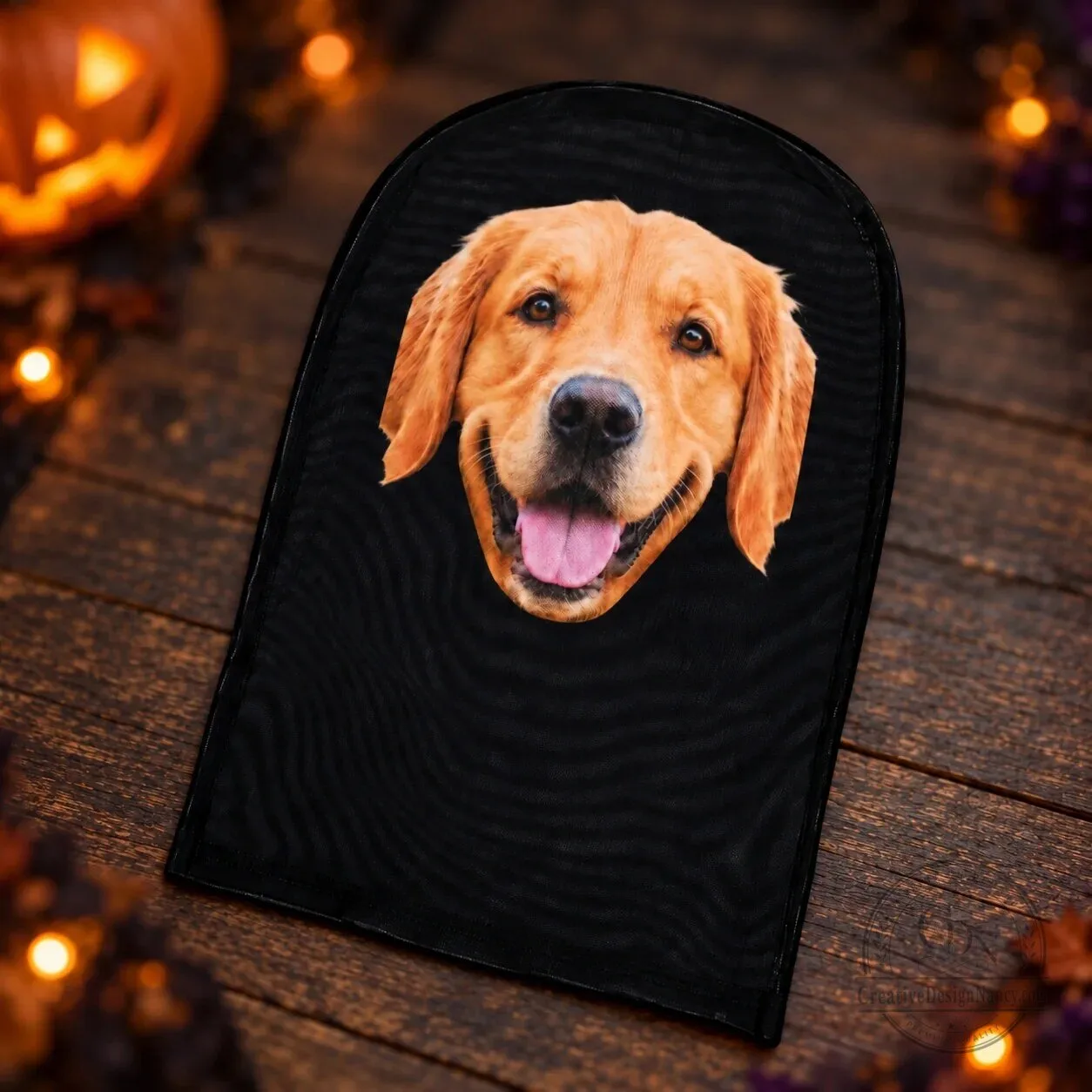 Personalized Golden Retriever Dog Face Photo Balaclava Mask for Halloween Costume 10 Personalized Golden Retriever Dog Face Photo Balaclava Mask for Halloween Costume