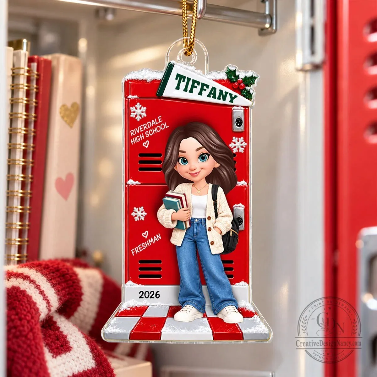 Riverdale High School Freshman Personalized Acrylic Christmas Ornament 18 Riverdale High School Freshman Personalized Acrylic Christmas Ornament