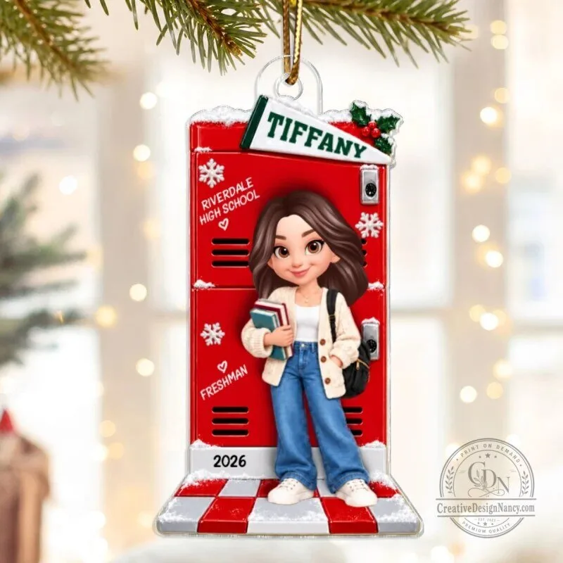 Riverdale High School Freshman Personalized Acrylic Christmas Ornament 19 Riverdale High School Freshman Personalized Acrylic Christmas Ornament