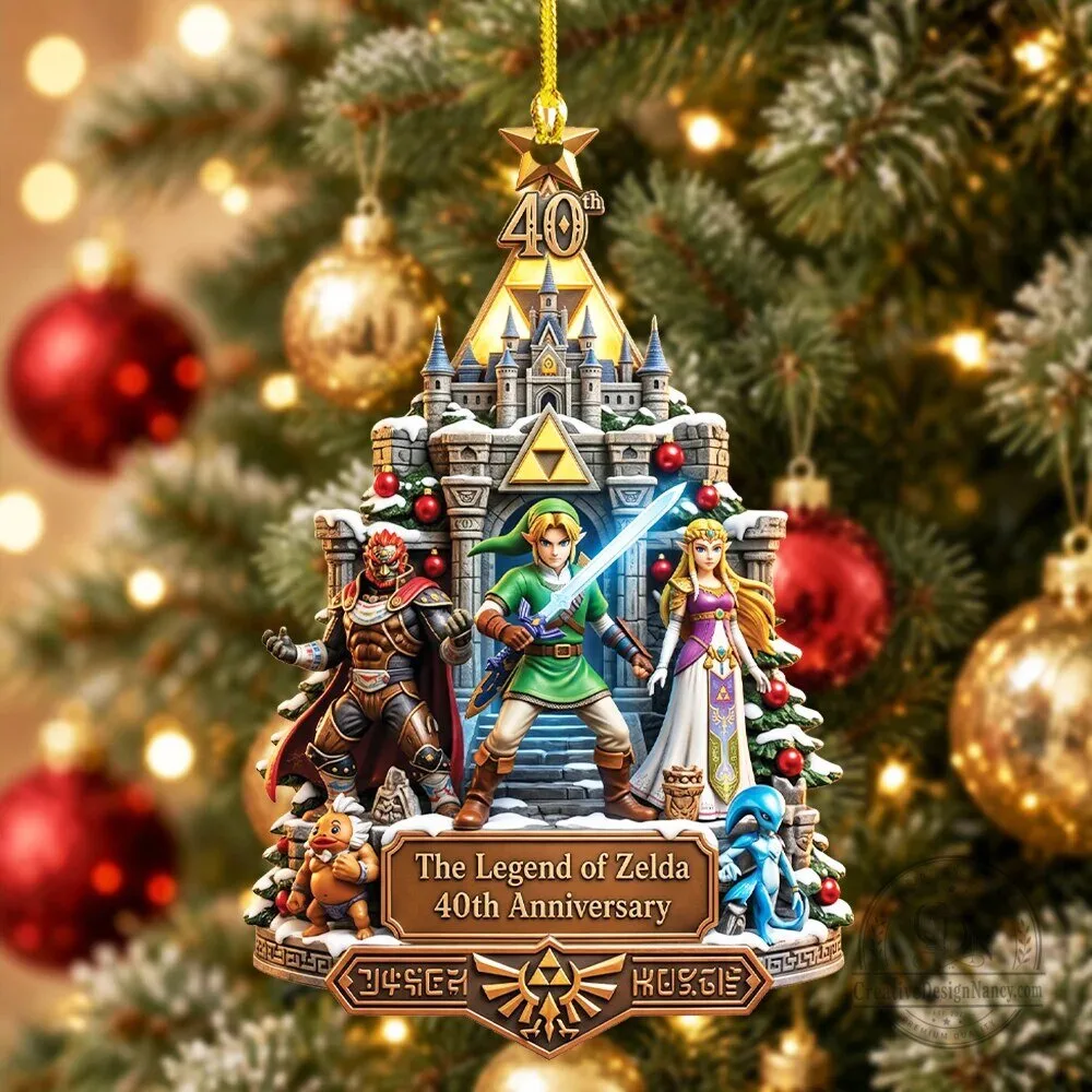 40th Anniversary Christmas Tree Ornament from The Legend of Zelda