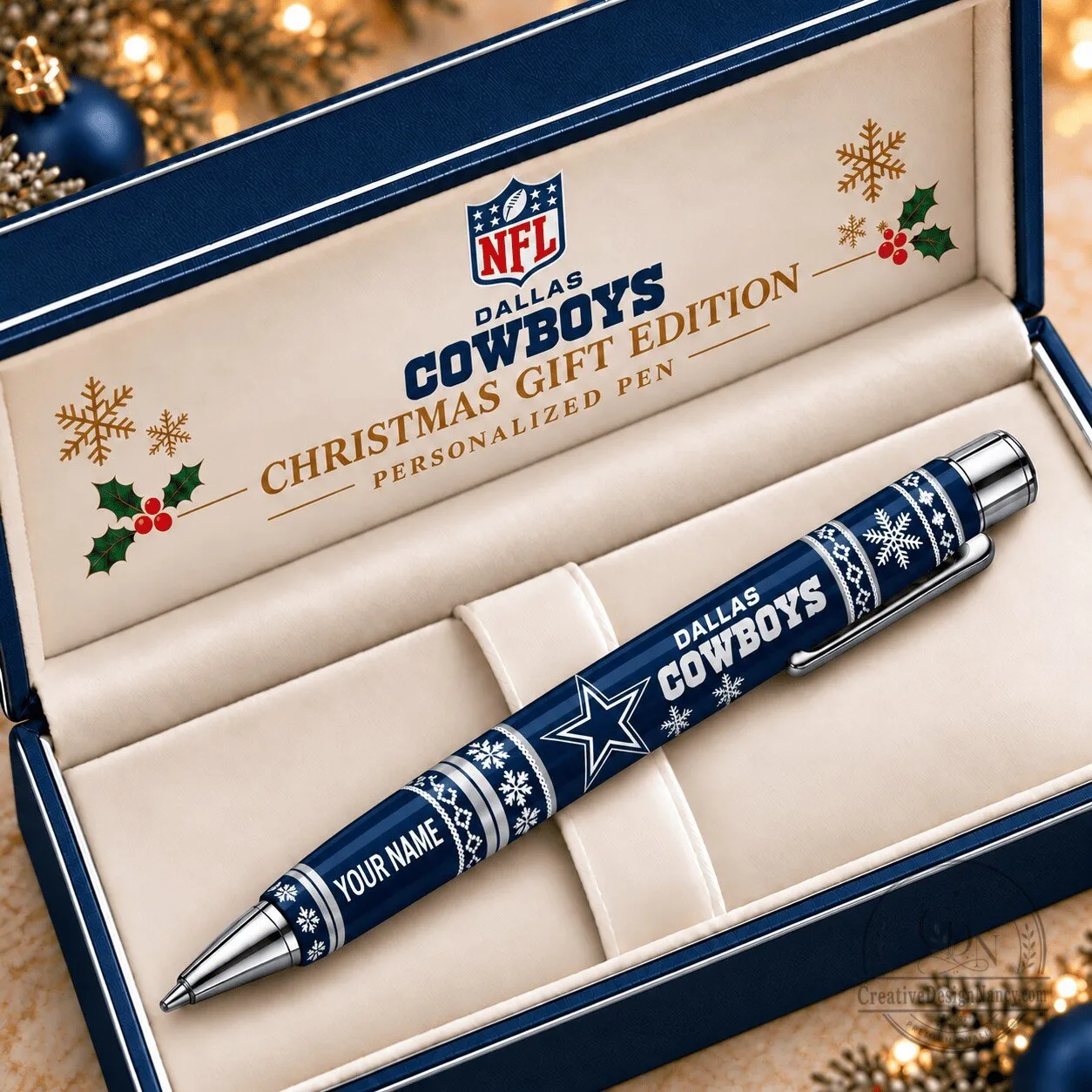 Dallas Cowboys Christmas Gift Edition Personalized Ballpoint Pen