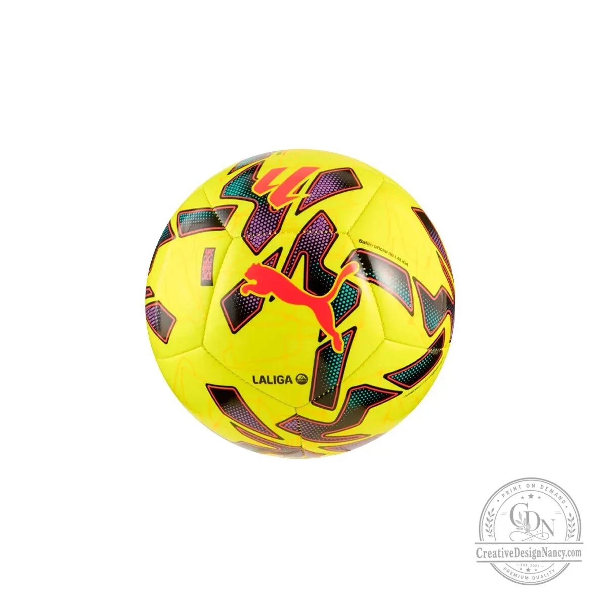 Puma Orbita LaLiga 1 Mini Soccer Ball Official Yellow Football