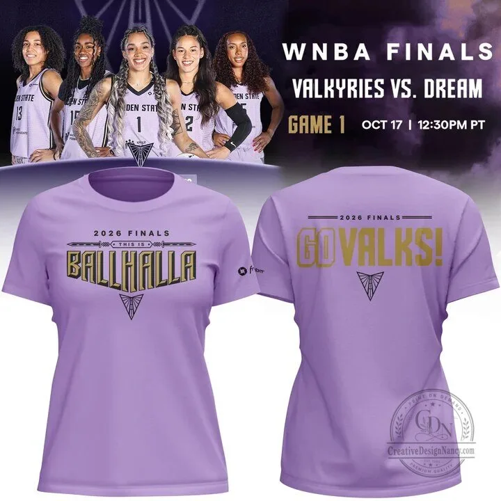Golden State Valkyries WNBA Finals Ballhalla T-Shirt