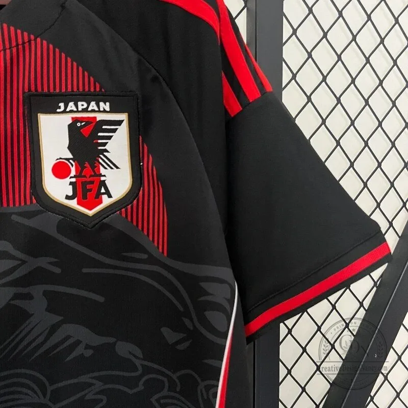 Japan National Football Team 2023 Special Edition Black Soccer Jersey 12 Japan National Football Team 2023 Special Edition Black Soccer Jersey