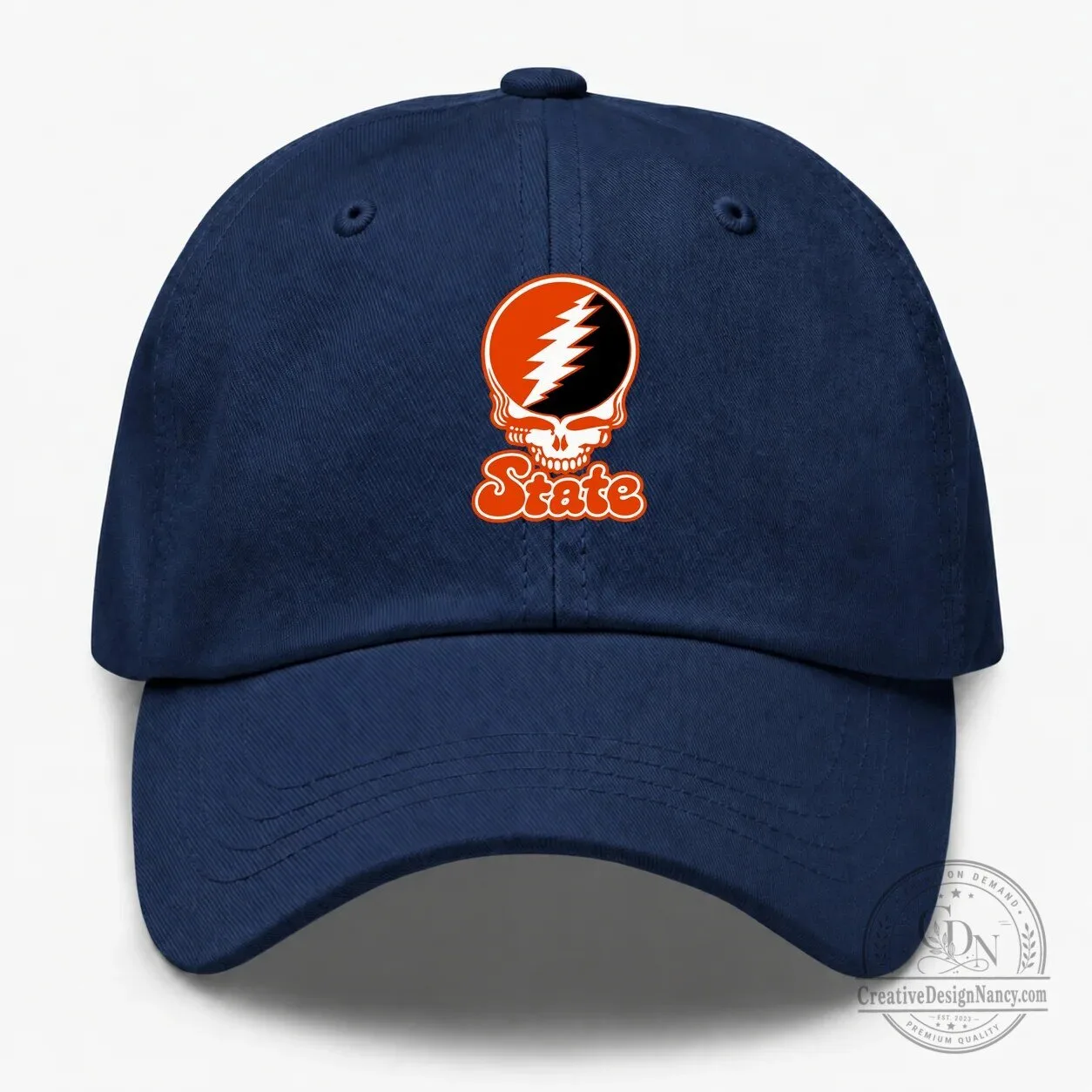 Oregon State University Grateful Dead Steal Your Face Logo Baseball Cap Hat 6 Oregon State University Grateful Dead Steal Your Face Logo Baseball Cap Hat