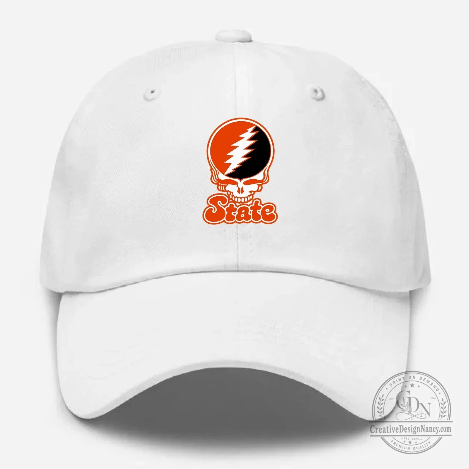 Oregon State University Grateful Dead Steal Your Face Logo Baseball Cap Hat 9 Oregon State University Grateful Dead Steal Your Face Logo Baseball Cap Hat