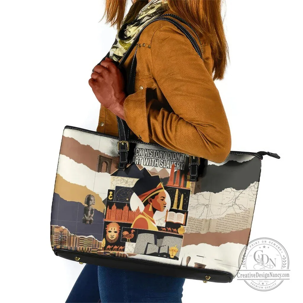 Black History Didn't Start With Slavery African Heritage Ancient Egypt Tote Bag
