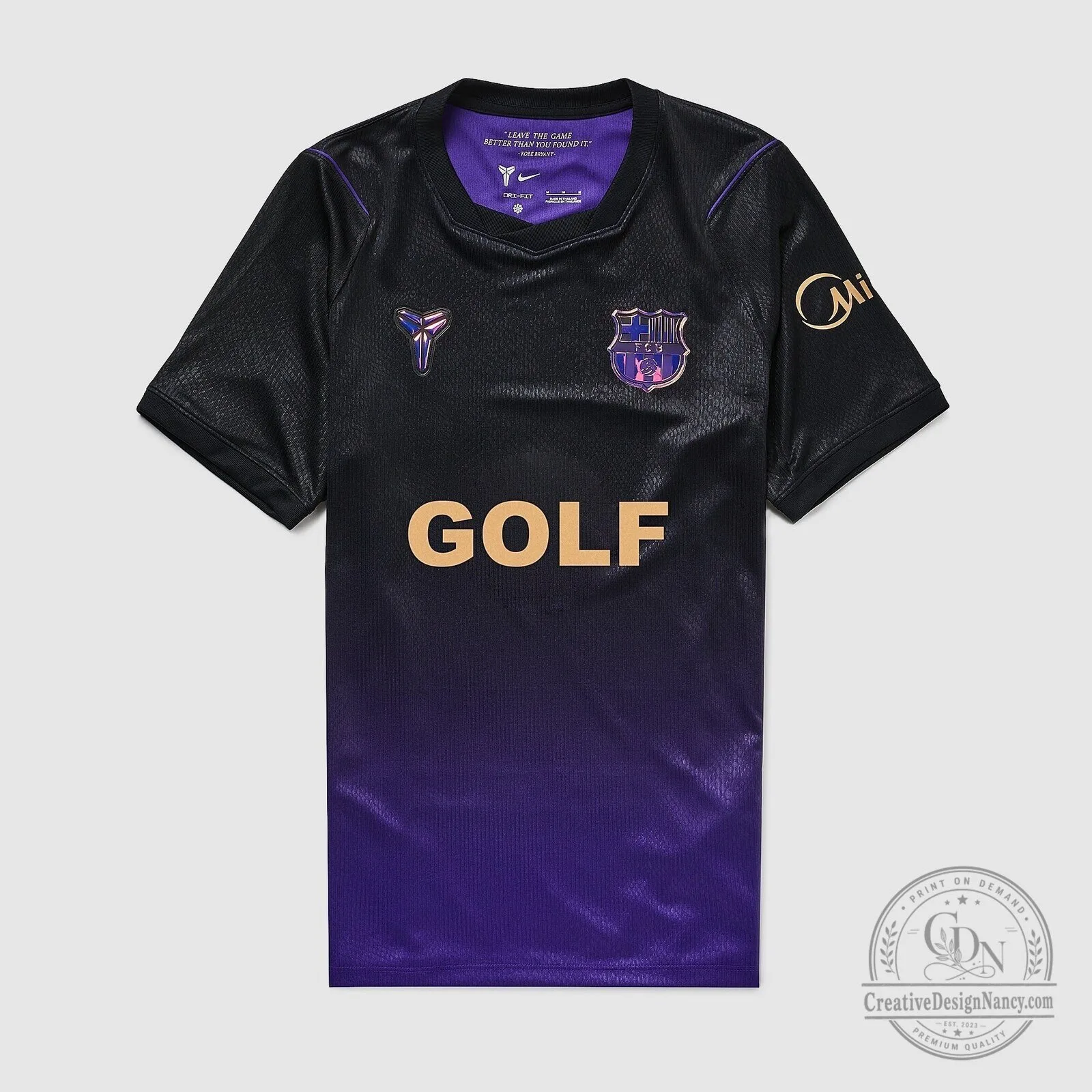 FC Barcelona Golf Edition Away Fan Soccer Jersey