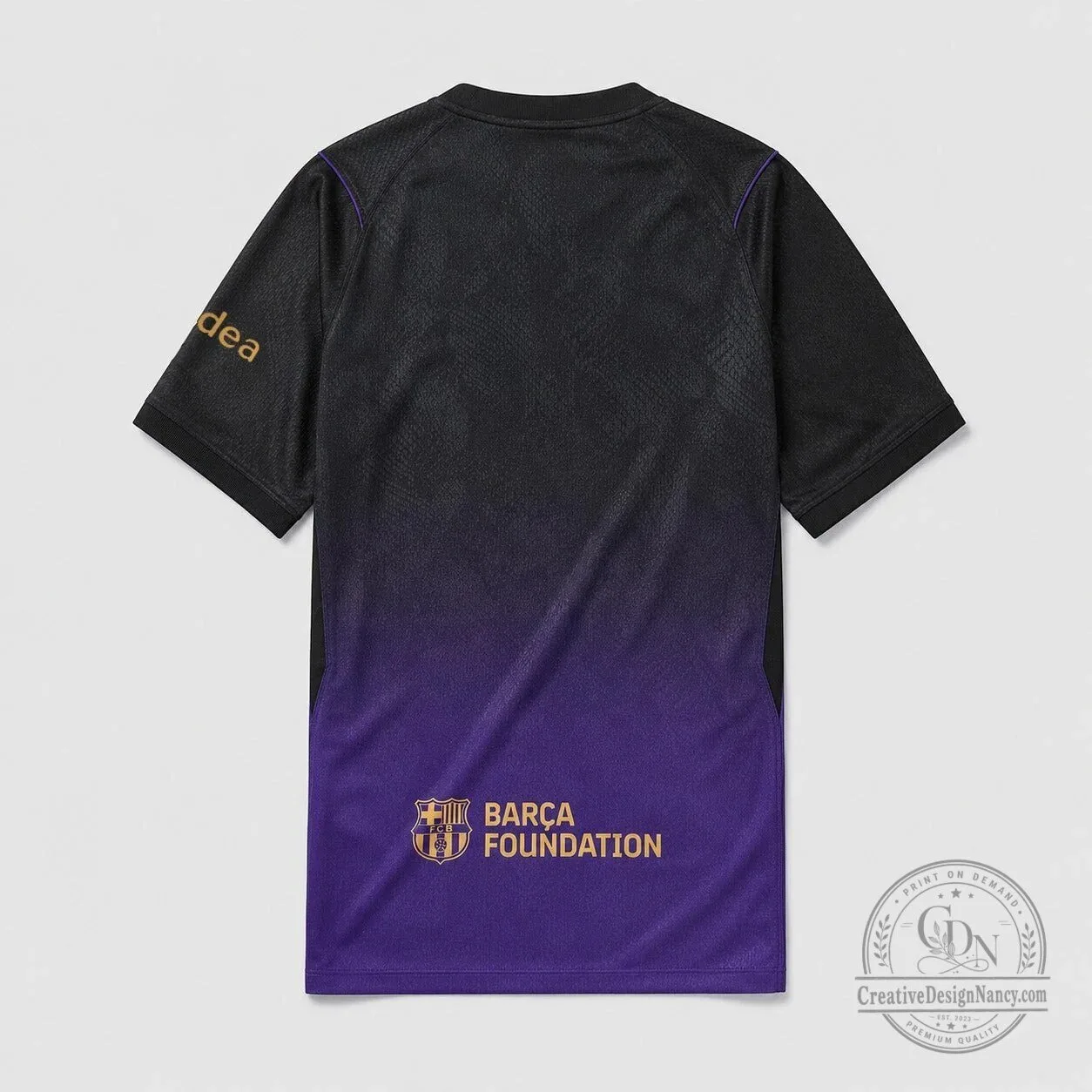 FC Barcelona Golf Edition Away Fan Soccer Jersey 8 FC Barcelona Golf Edition Away Fan Soccer Jersey